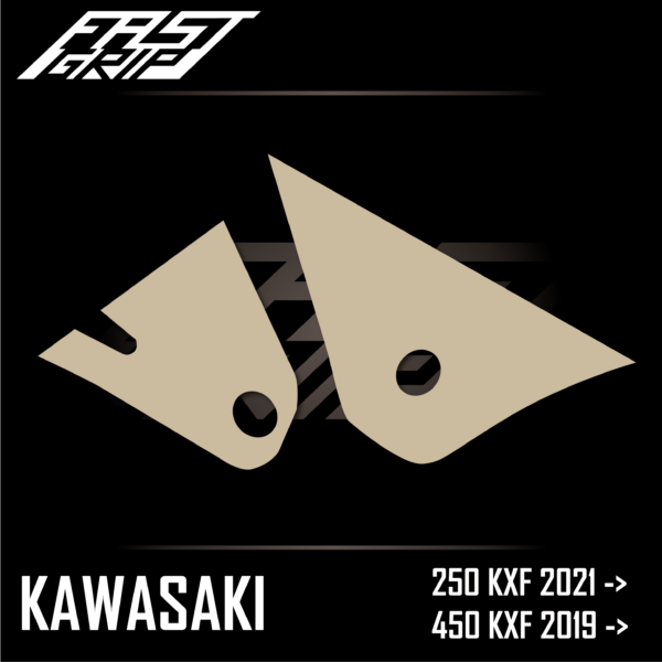 grip plaque latérale kawasaki 250 450 kxf 2019 2020 2021 2022 2023 soft fast grip motocross_Plan de travail 1