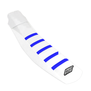 housse de selle yamaha 250 450 yz yzf 2023 2024 2025 2026 2027 2028 blanche bleu fast grip antidérapant seat cover