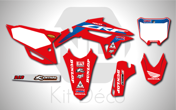 kit déco 250 450 crf 2021 2022 2023 2024 honda motocross ng team factory 2022 2023 mx decals stickers graphcis autocollant adhesifs