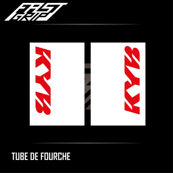 kit stickers motocross enduro kayaba fond blanc_Plan de travail 1
