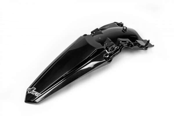 plastique ufo garde boue arrière motocross kawasaki 250 450 kxf 2019 2020 2021 2022 2023 2024 noir