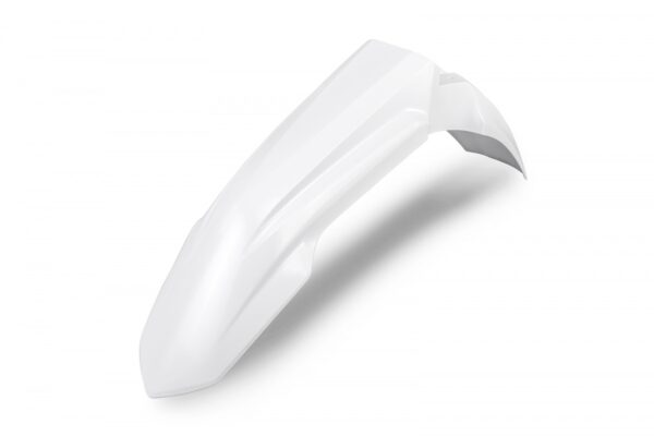 plastique ufo garde boue avant honda 250 300 400 450 crf rx 2021 2022 2023 2024 blanc