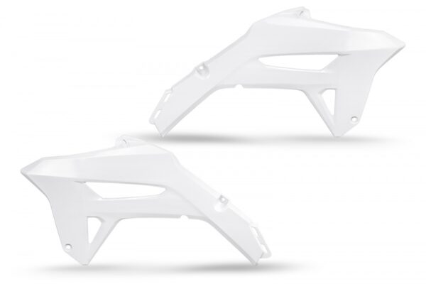 plastique ufo ouies de radiateur honda 250 450 crf 2021 2022 2023 2024 blanc