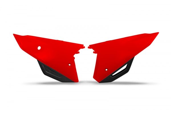 plastique ufo plaques latérales honda 250 450 crf 2021 2022 2023 2024 rouge