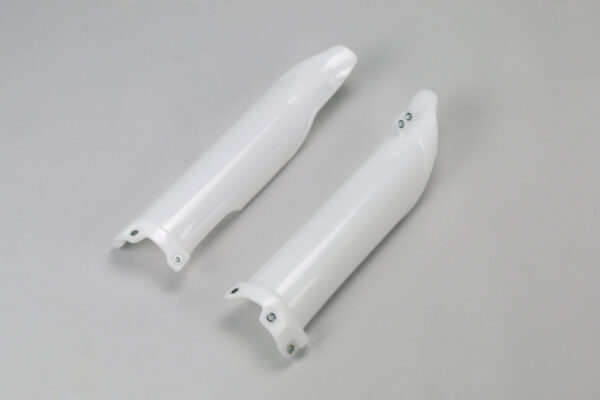 protection de fourche ufo kawasaki 250 450 kxf 2019 2020 2021 2022 2023 2024 Blanc