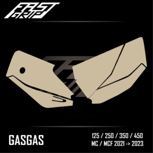 fast grip gasgas 125 250 350 450 mc mcf 2021 2022 2023 plaques latérales full grip_Plan de travail 1