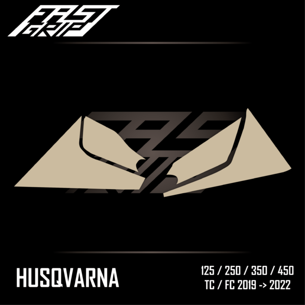 fast grip husqvarna 125 250 350 450 tc fc 2019 2020 2021 2022 plaques latérales soft grip_Plan de travail 1
