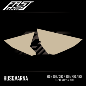 fast grip husqvarna 125 250 350 450 te fe 2017 2018 2019 protections plaques latérales soft grip_Plan de travail 1