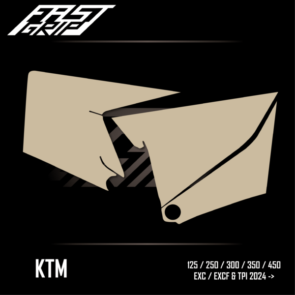 fast grip ktm 125 250 300 350 450 500 exc excf tpi 2024 plaques latérales full grip_Plan de travail 1
