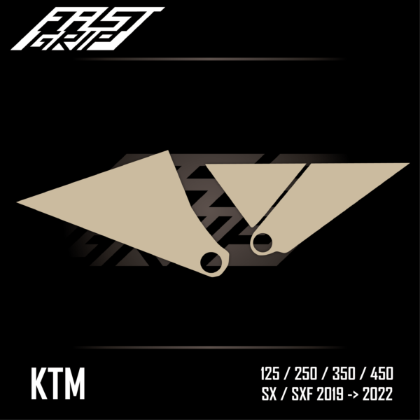 fast grip ktm 125 250 350 450 sx sxf 2019 2020 2021 2022 plaques latérales soft grip_Plan de travail 1