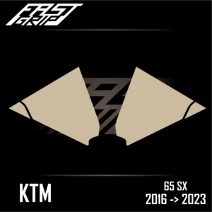 fast grip ktm 65 sx 2016 2017 2018 2019 2020 2021 2022 2023 protections plaques latérales soft grip