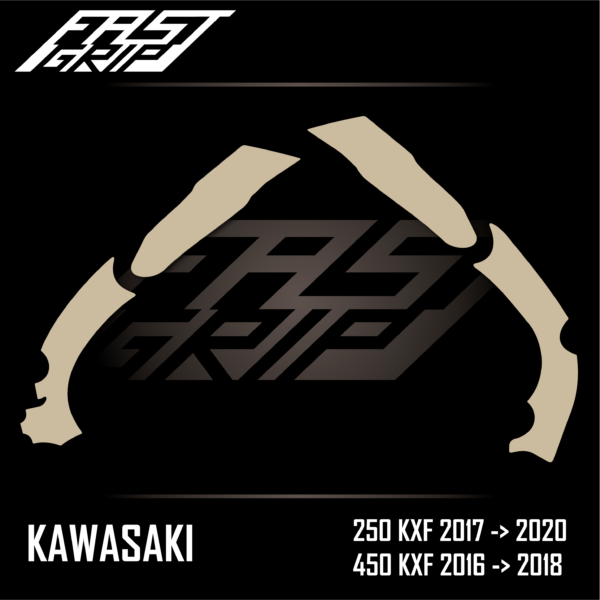 grip cadre kawasaki 450 250 kxf 2016 2017 2018 2019 2020 full fast grip frame motocross