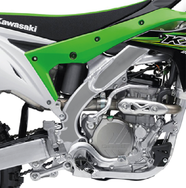 grip cadre kawasaki 450 250 kxf 2016 2017 2018 2019 2020 full fast grip frame motocross visuel