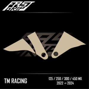 grip plaque latérale tm racing 125 250 300 450 mx 2022 2023 2024 soft fast grip motocross_Plan de travail 1