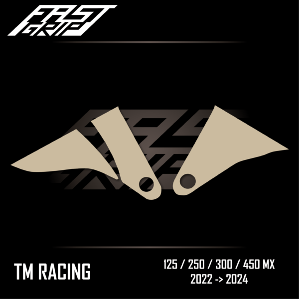 grip plaque latérale tm racing 125 250 300 450 mx 2022 2023 2024 soft fast grip motocross_Plan de travail 1