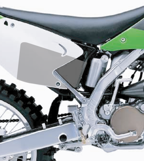 grip plaques latérales kawasaki 125 250 kx 2003 2004 2005 2006 2007 2008 full fast grip protections motocross visuel_Plan de travail 1