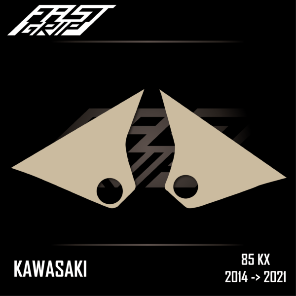 grip plaques latérales kawasaki 85 kx 2014 2015 2016 2017 2018 2019 2020 2021 SOFT fast grip protections motocross_Plan de travail 1