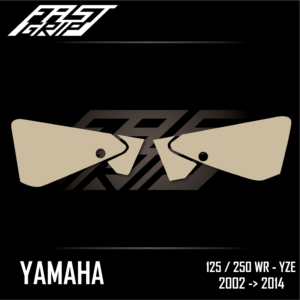 grip plaques latérales yamaha 125 250 wr yze 2002 2003 2004 2005 2006 2007 2008 2009 2010 2011 2012 2013 2014 full fast grip protections enduro