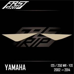 grip plaques latérales yamaha 125 250 wr yze 2002 2003 2004 2005 2006 2007 2008 2009 2010 2011 2012 2013 2014 soft fast grip protections enduro