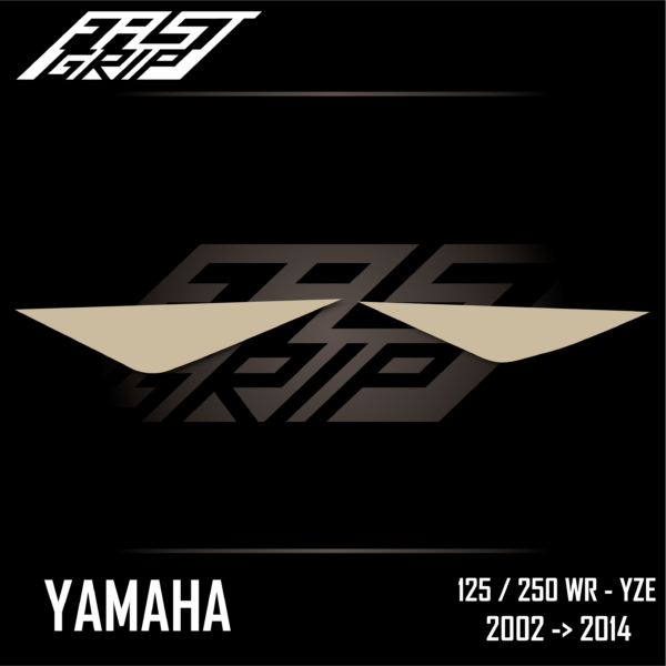 grip plaques latérales yamaha 125 250 wr yze 2002 2003 2004 2005 2006 2007 2008 2009 2010 2011 2012 2013 2014 soft fast grip protections enduro