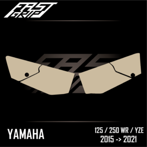 grip protection plaques latérales yamaha 125 250 wr yze 2015 2016 2017 2018 2019 2021 full fast grip protections enduro