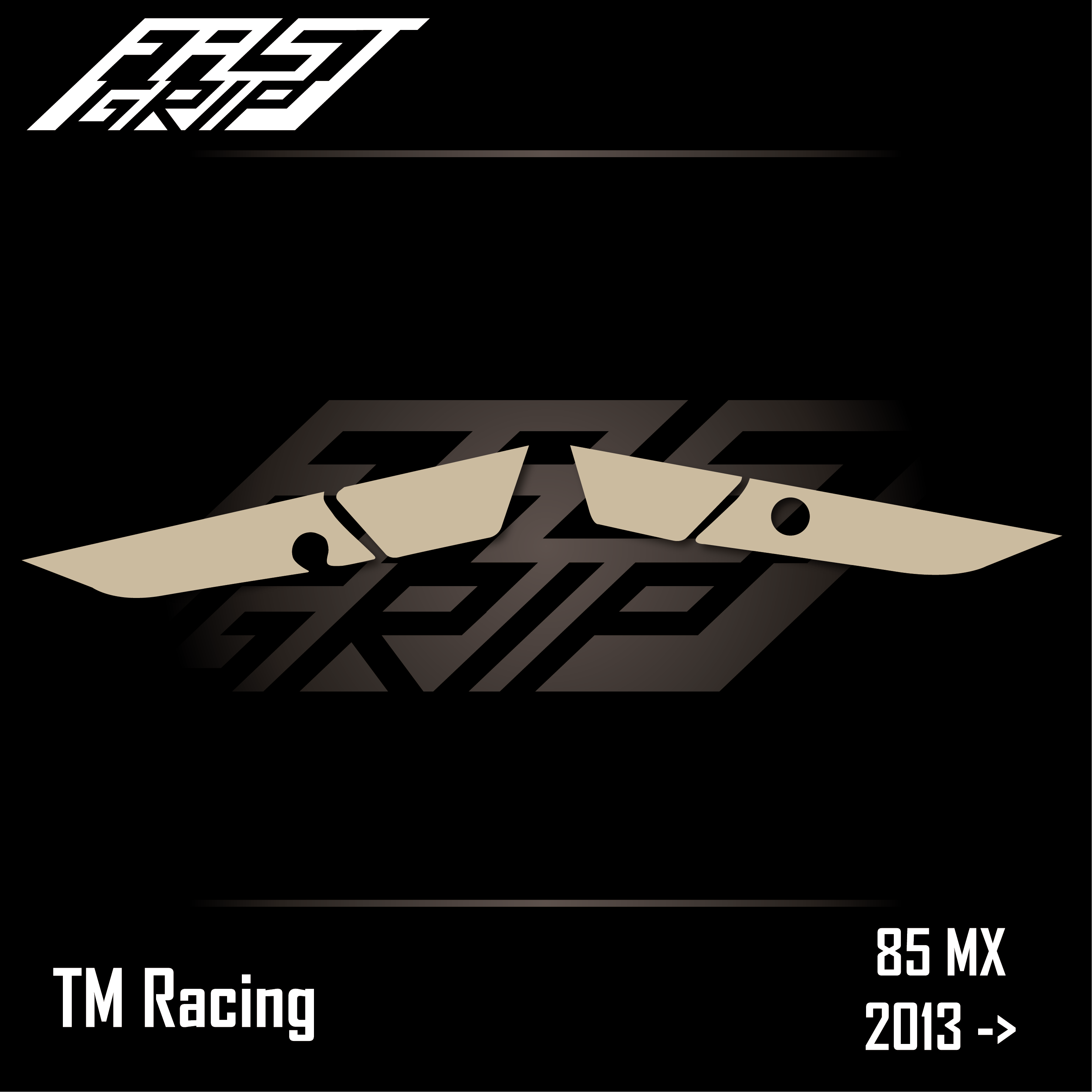 grip protections plaque latérale tm racing 85 mx 2013 2024 soft fast grip motocross_Plan de travail 1