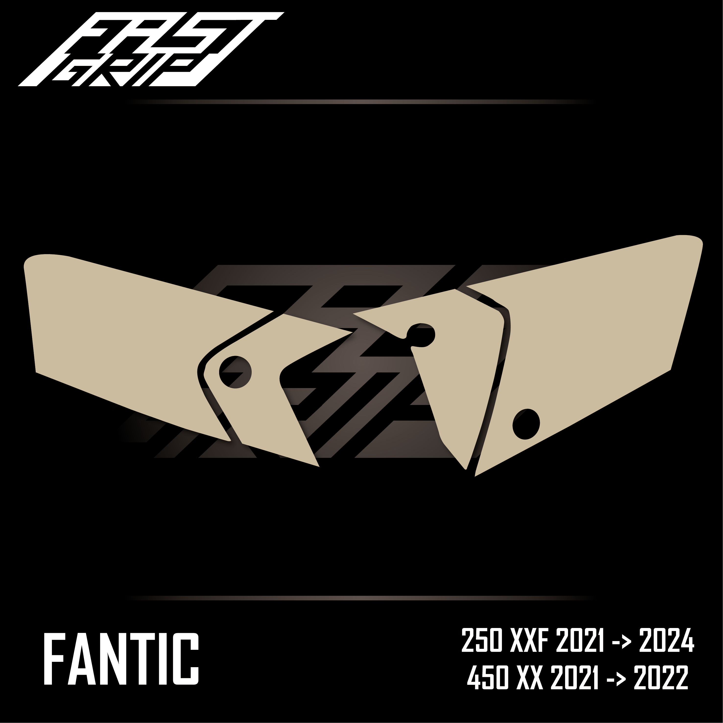 grip protections plaques latérales fantic 250 450 xxf 2021 2022 2023 2024 full fast grip motocross_Plan de travail 1