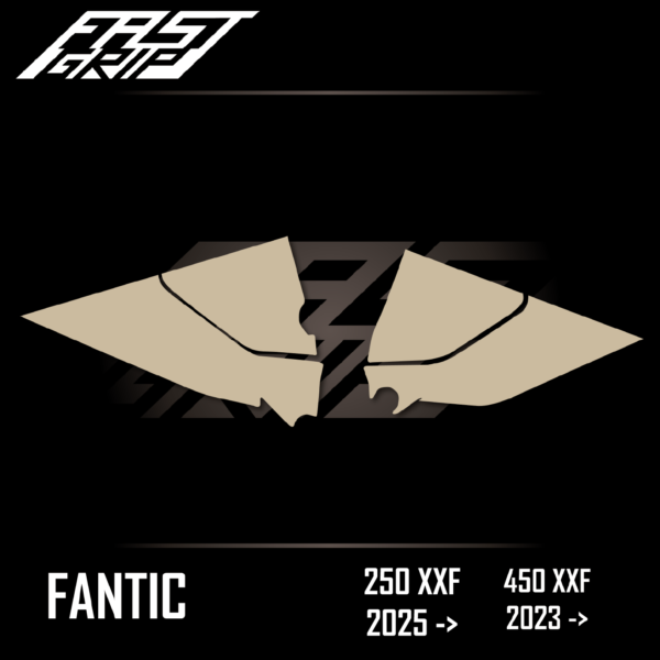 grip protections plaques latérales fantic 250 450 xxf 2023 2024 2025 soft fast grip motocross