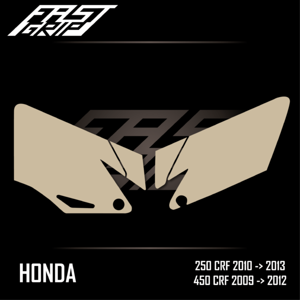grip protections plaques latérales honda 250 450 crf 2009 2010 2011 2012 2013 full fast grip motocross_Plan de travail 1