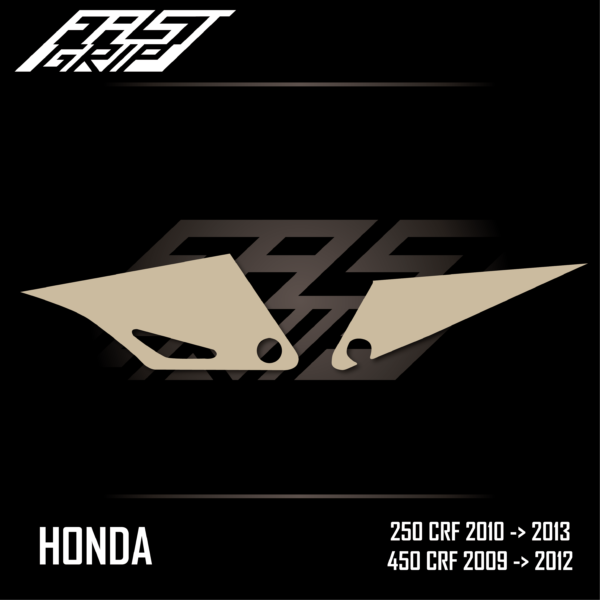 grip protections plaques latérales honda 250 450 crf 2009 2010 2011 2012 2013 soft fast grip motocross_Plan de travail 1