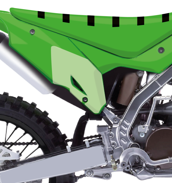grip protections plaques latérales kawasaki 125 250 kx 2003 2004 2005 2006 2007 2008 restyle full fast grip motocross visu_Plan de travail 1