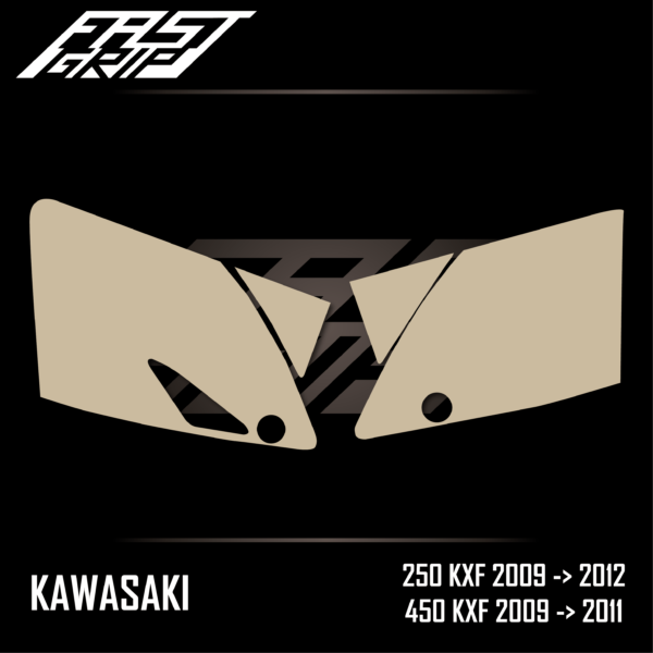grip protections plaques latérales kawasaki 250 450 kxf 2009 2010 2011 2012 full fast grip motocross_Plan de travail 1