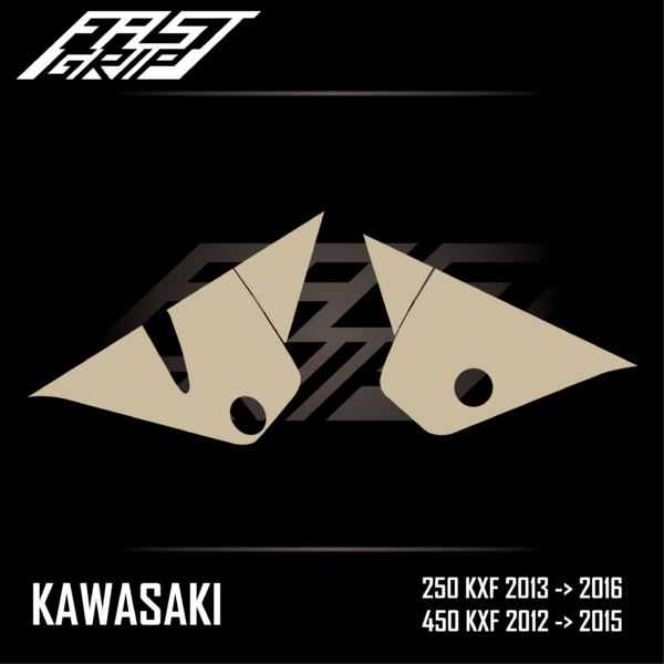 grip protections plaques latérales kawasaki 250 450 kxf 2012 2013 2014 2015 2016 soft fast grip motocross_Plan de travail 1