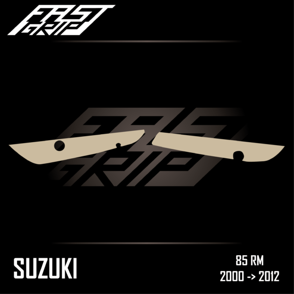 grip protections plaques latérales suzuki 85 rm 2000 2012 soft fast grip motocross_Plan de travail 1