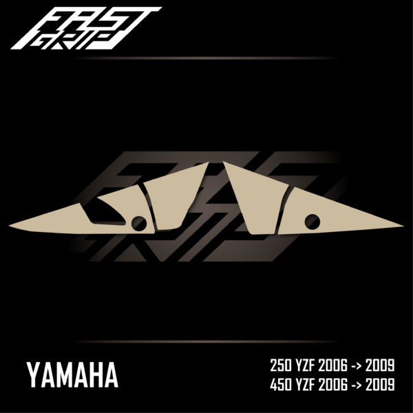 grip protections plaques latérales yamaha 250 450 yzf 2006 2007 2008 2009 soft fast grip motocross_Plan de travail 1