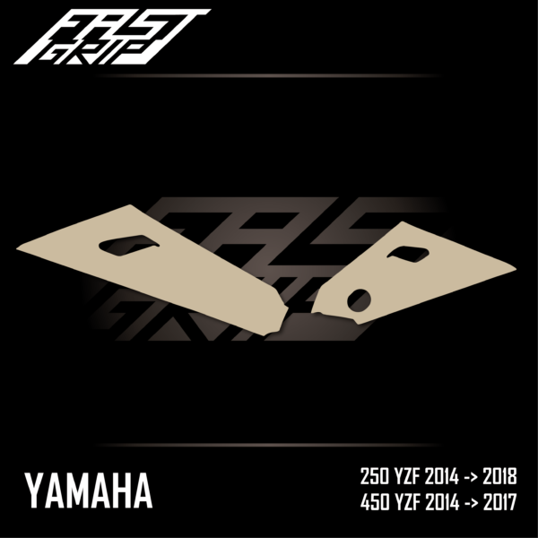 grip protections plaques latérales yamaha 250 450 yzf 2014 2015 2016 2017 2018 soft fast grip motocross_Plan de travail 1