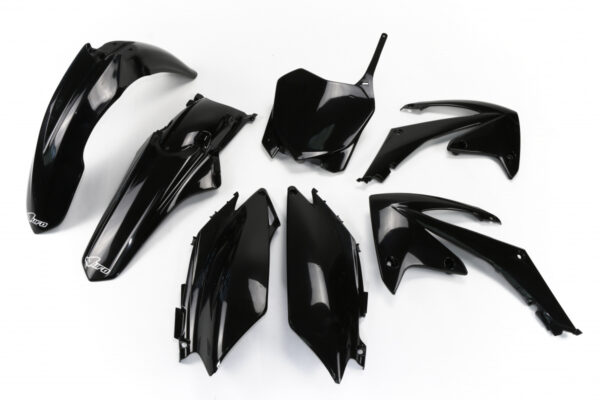 kit plastique ufo honda complet 250 450 crf 2009 2010 2011 2012 2013 motocross noir