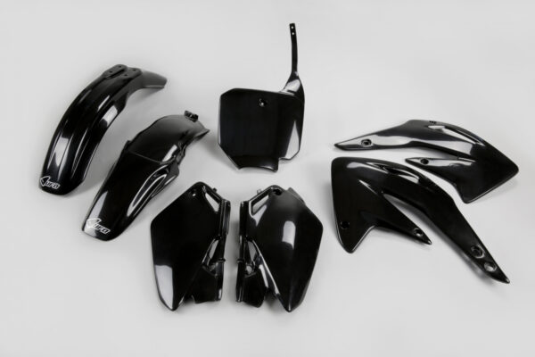 kit plastique ufo honda complet 85 cr 2003 2004 2005 2006 2007 2008 2009 2010 2011 2012 motocross noir