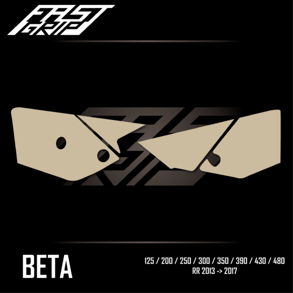 fast grip beta 125 200 250 300 350 390 430 480 rr rx 2013 2014 2015 2016 2017 2018 protections plaques latérales full grip_Plan de travail 1