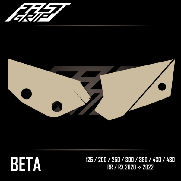 fast grip beta 125 200 250 300 350 390 430 480 rr rx 2020 2021 2022 plaques latérales full grip enduro_Plan de travail 1