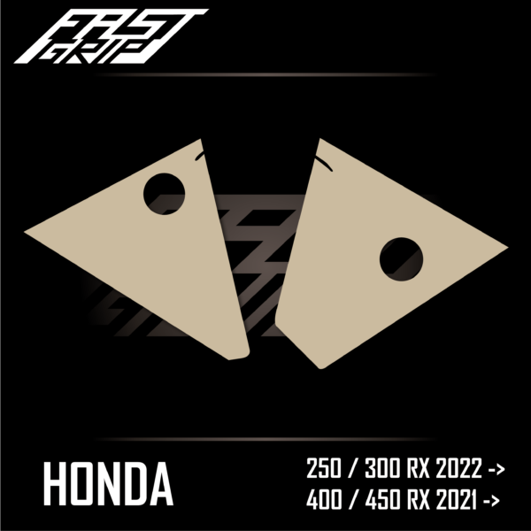 grip plaque latérale honda 250 300 400 450 rx 2021 2022 2023 2024 soft fast grip enduro_Plan de travail 1