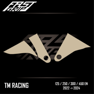 grip plaque latérale tm racing 125 250 300 450 en 2022 2023 2024 soft fast grip enduro_Plan de travail 1