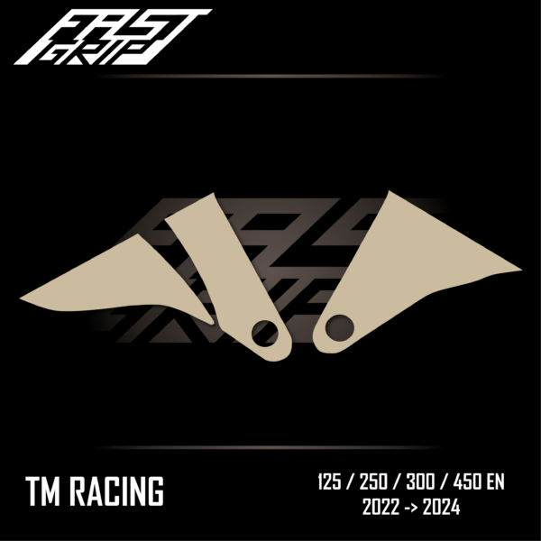 grip plaque latérale tm racing 125 250 300 450 en 2022 2023 2024 soft fast grip enduro_Plan de travail 1