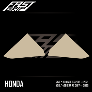 grip plaques latérales honda 250 300 400 450 rx 2021 2022 2023 2024 soft fast grip enduro_Plan de travail 1