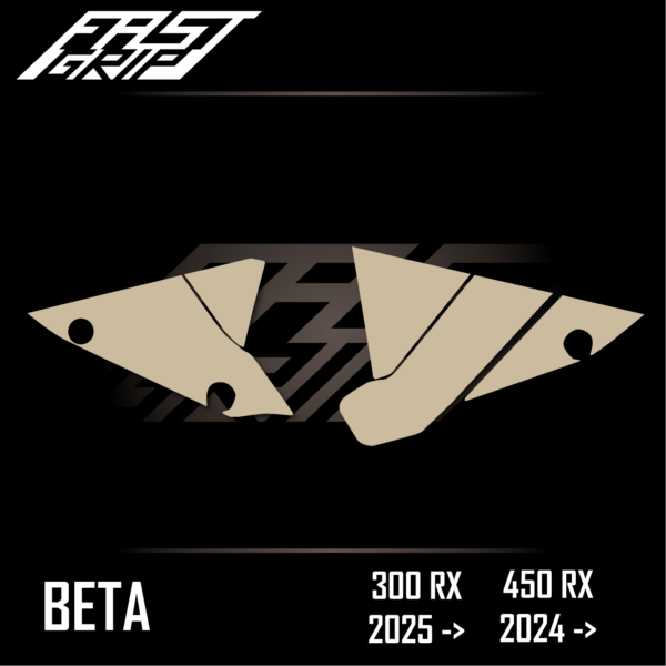 grip protection plaques latérales beta 300 450 rx 2024 2025 soft fast grip motocross