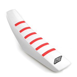 housse de selle honda 250 450 crf 2013 2014 2015 2016 2017 fast grip anti dérapante blanche rouge