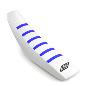 housse de selle yamaha 125 250 yz 2022 2023 2024 2025 2026 2027 2028 blanche bleue fast grip antidérapant seat cover