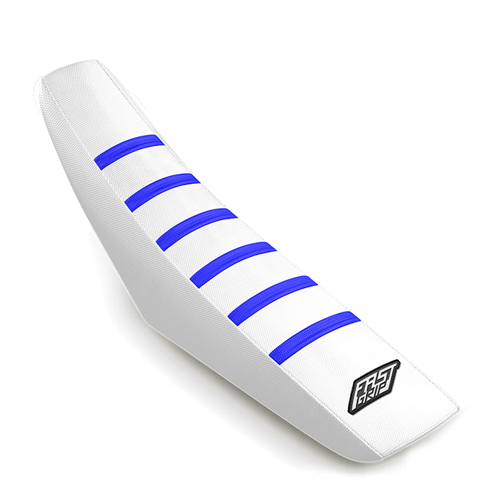 housse de selle yamaha 125 250 yz 2022 2023 2024 2025 2026 2027 2028 blanche bleue fast grip antidérapant seat cover