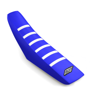 housse de selle yamaha 85 yz 2022 2023 2024 2025 2026 2027 2028 bleu blanche fast grip antidérapant seat cover