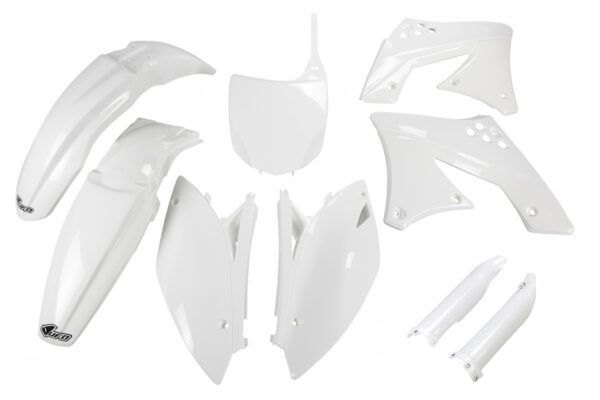 kit plastique 250 450 kxf 2009 2010 2011 2012 kawasaki complet ufo blanc